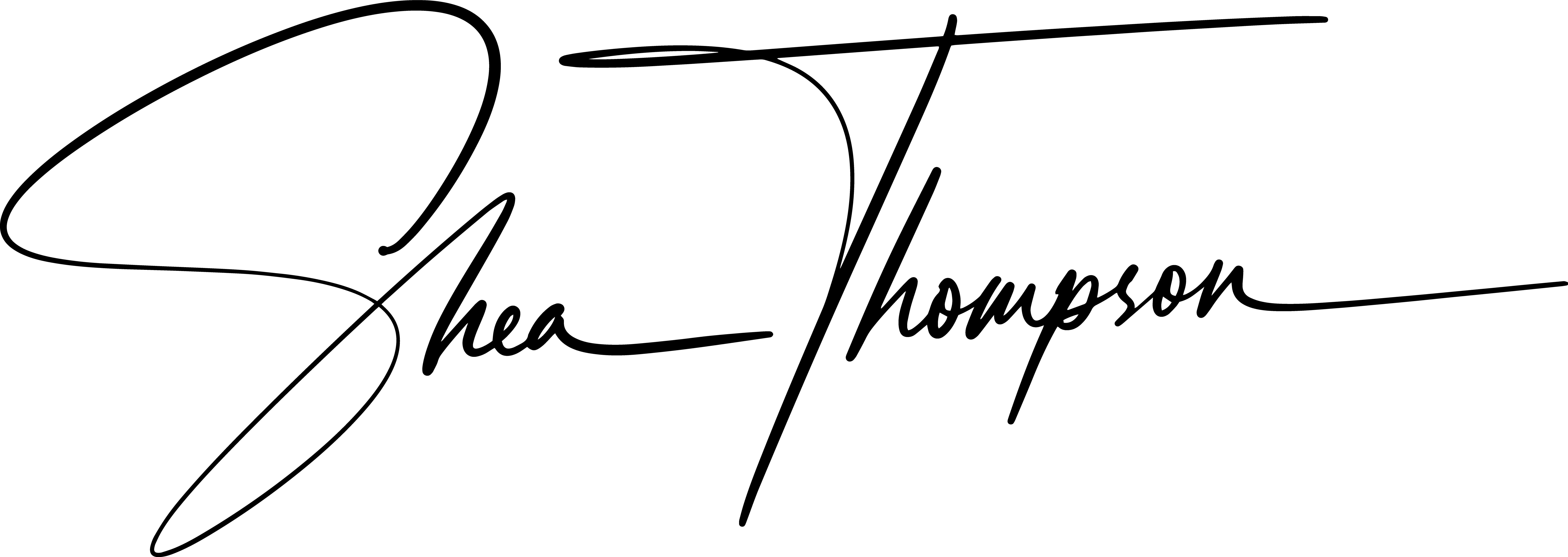 Shea Thompson signature
